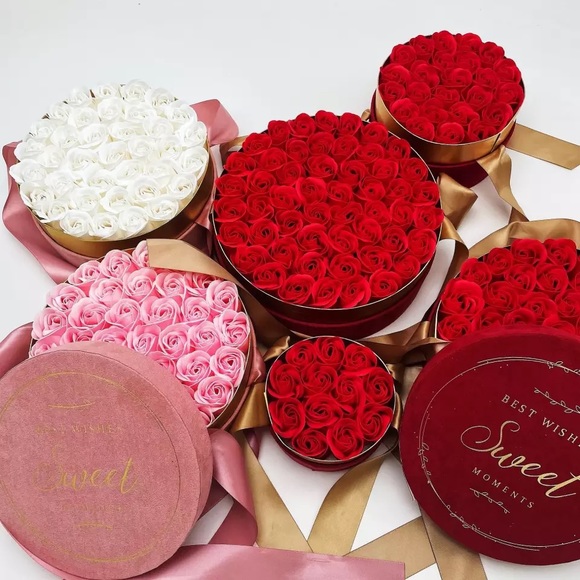 Luxury Eternal Flower Velvet Box β€οΈπΉπ₯